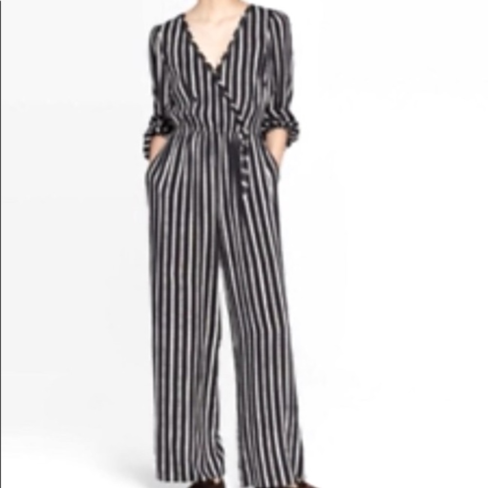 Xhilaration Striped Jumpsuit